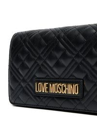 Love Moschino - LOVE MOSCHINO Torebka JC4079PP1LLA0000 Czarny. Kolor: czarny. Materiał: skórzane