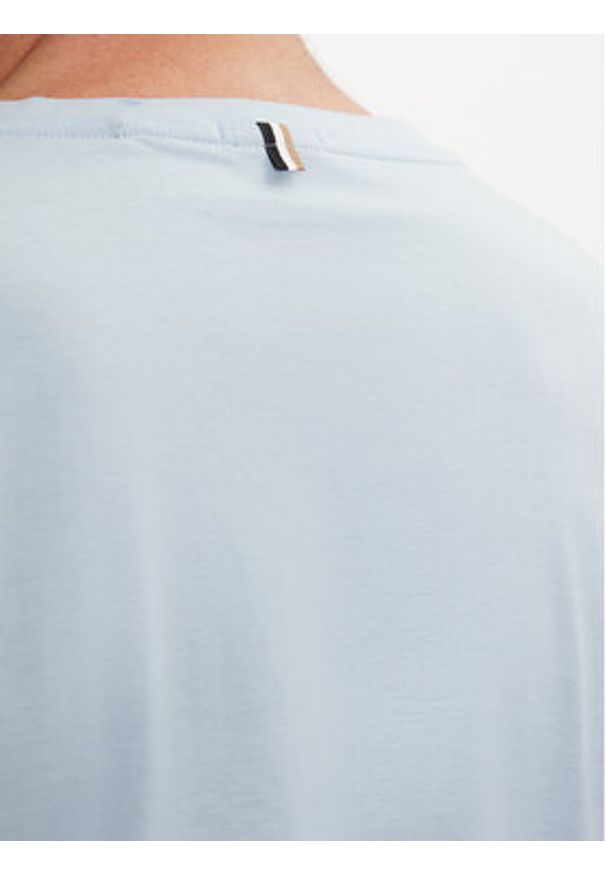 BOSS - Boss T-Shirt Tessler 150 50468395 Błękitny Slim Fit. Kolor: niebieski. Materiał: bawełna