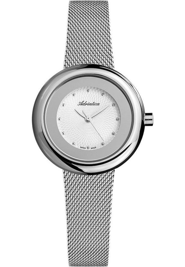 Zegarek Adriatica Zegarek damski Adriatica A3813.5143Q srebrny. Kolor: srebrny