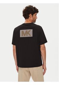 Michael Kors T-Shirt CT552NHFV4 Czarny Regular Fit. Kolor: czarny. Materiał: bawełna #4
