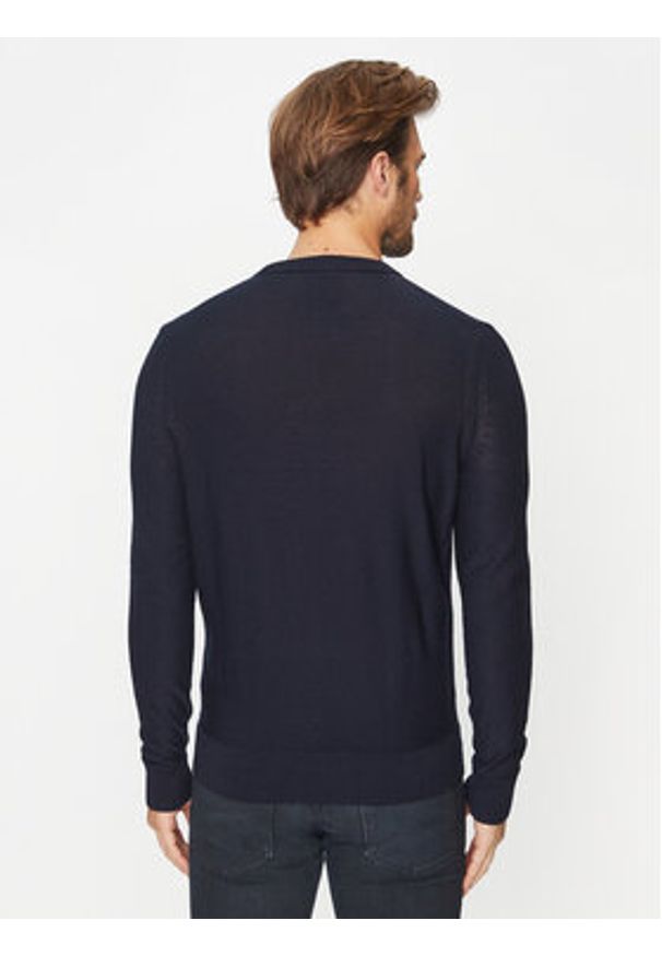 BOSS - Boss Sweter Avac_C 50501762 Granatowy Regular Fit. Kolor: niebieski. Materiał: syntetyk
