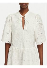 BOSS Sukienka letnia C_Denvita 50559091 Biały Regular Fit. Kolor: biały. Materiał: bawełna. Sezon: lato #3