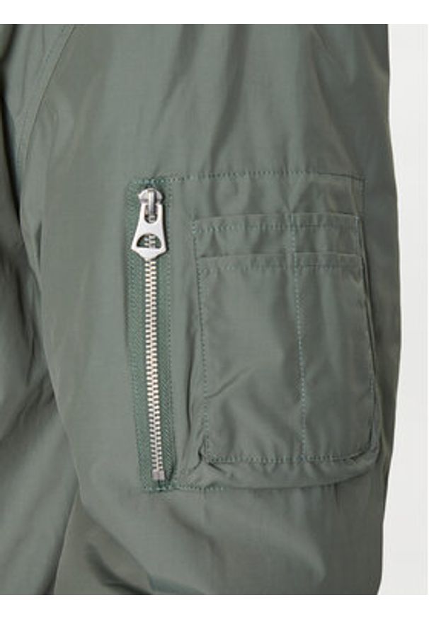 outhorn - Outhorn Kurtka bomber TJACM032 Zielony Relaxed Fit. Kolor: zielony. Materiał: syntetyk, bawełna