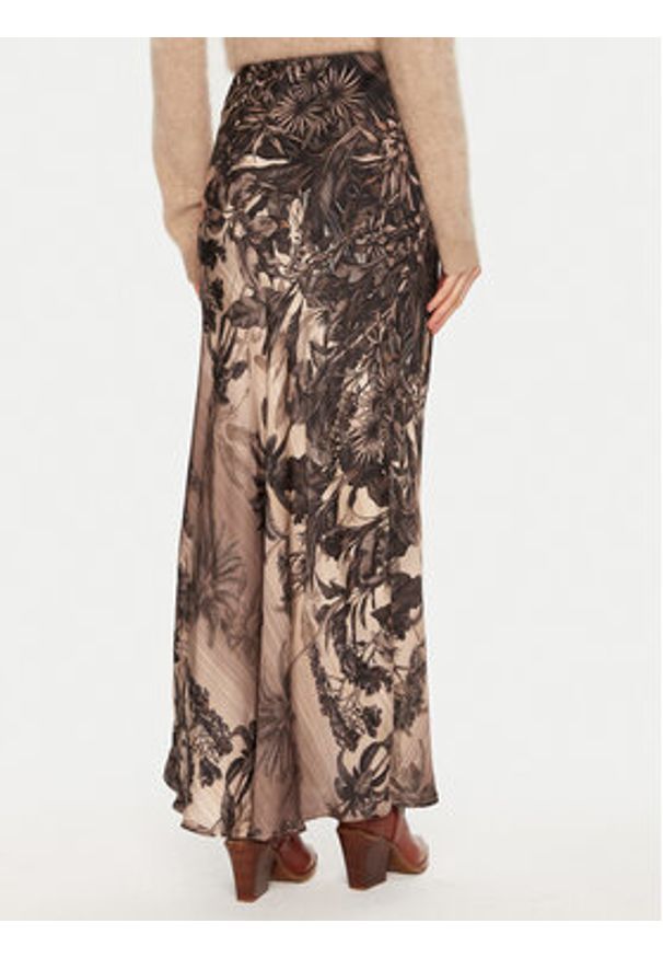 ViCOLO Spódnica maxi TS0563 Brązowy Regular Fit. Kolor: brązowy. Materiał: wiskoza