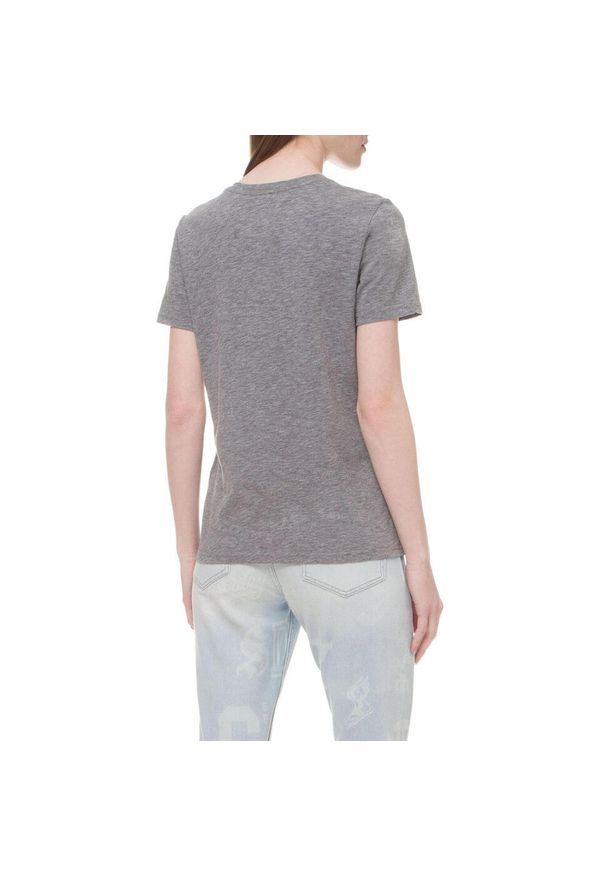 Koszulka turystyczna damska Superdry Time Real Lace Entry. Kolor: szary. Materiał: bawełna, poliester. Wzór: nadruk