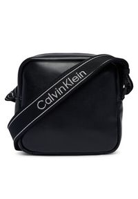 Calvin Klein Saszetka Bold Logo Webbing Square Crossbo LV04D3445G Czarny. Kolor: czarny. Materiał: skóra #6