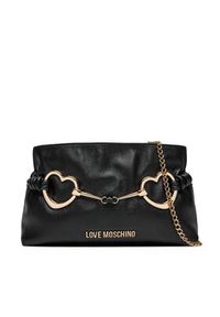Love Moschino - LOVE MOSCHINO Torebka JC4034PP1MLB0000 Czarny. Kolor: czarny. Materiał: skórzane #4