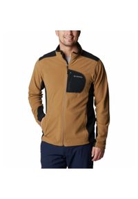 columbia - Polar Rozpinany Męski Columbia Klamath Range Full Zip. Kolor: brązowy. Materiał: polar. Styl: sportowy. Sport: turystyka piesza