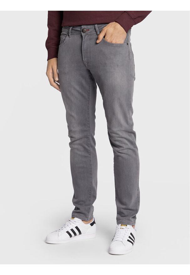 Petrol Industries Jeansy Seaham Classic 0013 Szary Slim Fit. Kolor: szary