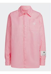 Adidas - adidas Koszula HL9065 Różowy Loose Fit. Kolor: różowy. Materiał: syntetyk