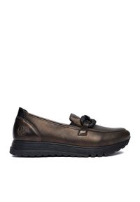 Loafersy Rieker. Kolor: brązowy #1