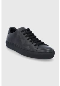 BOSS - Boss Buty skórzane Mirage kolor czarny. Nosek buta: okrągły. Zapięcie: sznurówki. Kolor: czarny. Materiał: skóra