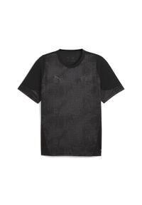 Puma - Męska koszulka treningowa FC St. Pauli PUMA Black Flat Dark Gray. Kolor: czarny, szary, wielokolorowy