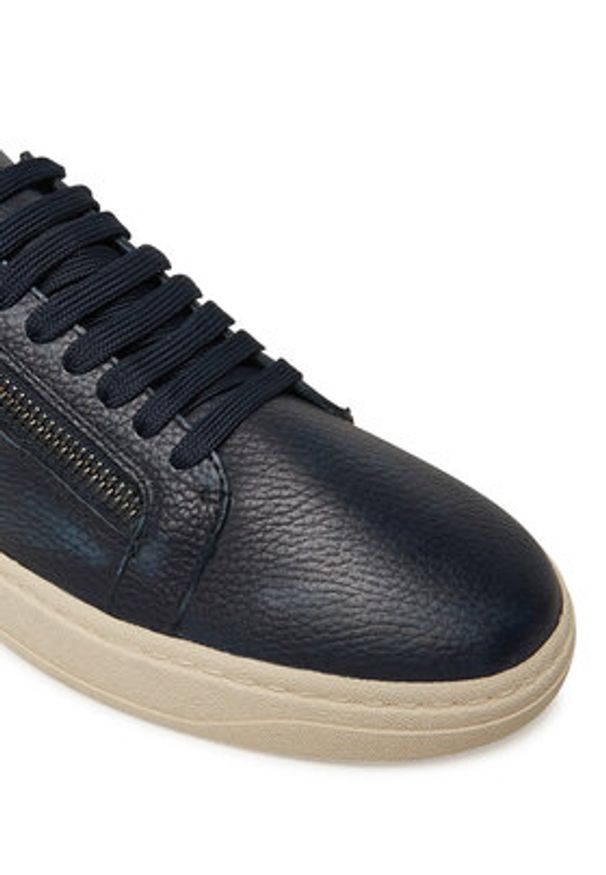 Giuseppe Zanotti Sneakersy Galactus RM50022 Granatowy. Kolor: niebieski. Materiał: skóra