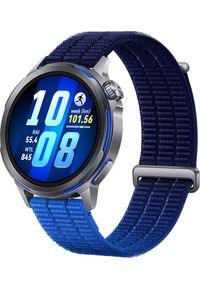 HUAWEI - Smartwatch Huawei Watch GT Runner 2 Niebieski (55020HGV). Rodzaj zegarka: smartwatch. Kolor: niebieski #1