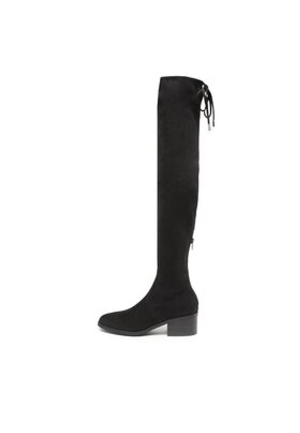 Steve Madden Muszkieterki Gerardine SM11001162-04001-001 Czarny. Kolor: czarny. Materiał: materiał