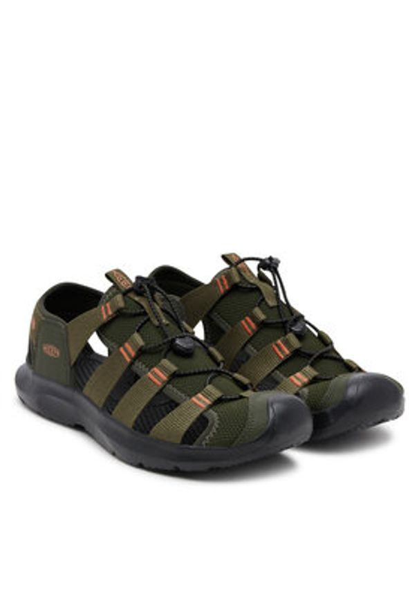 keen - Keen Sandały Seanik H2 M 1030387 Khaki. Kolor: brązowy. Materiał: materiał