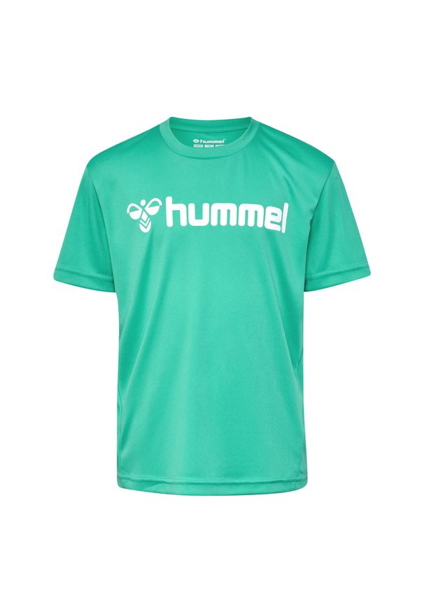 Koszulka dla dzieci Hummel Logo. Kolor: zielony. Sport: piłka nożna