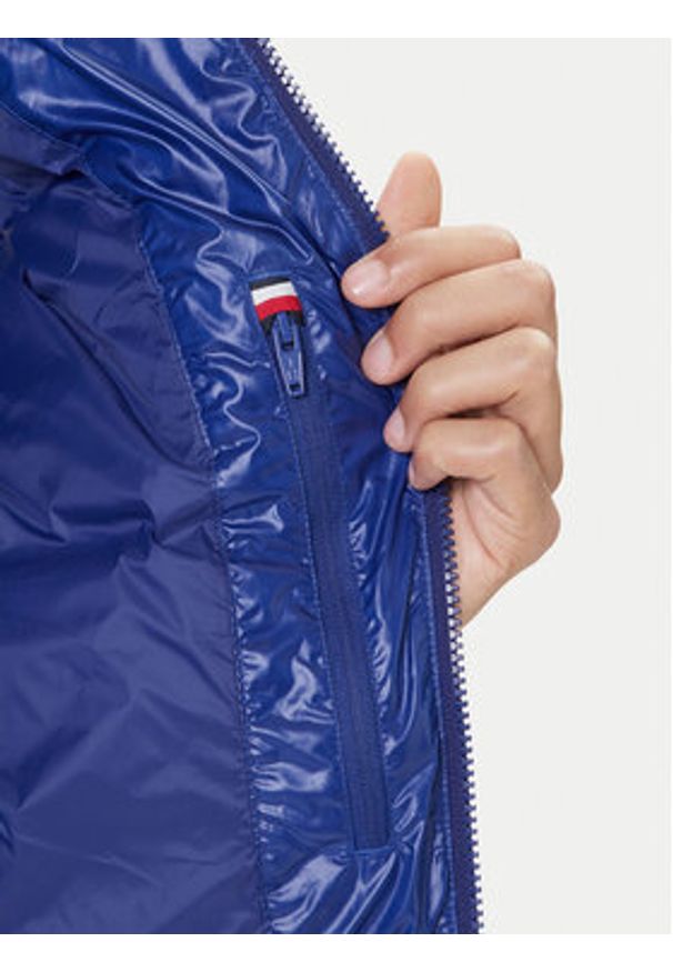 TOMMY HILFIGER - Tommy Hilfiger Kamizelka MW0MW41514 Niebieski Regular Fit. Kolor: niebieski. Materiał: syntetyk