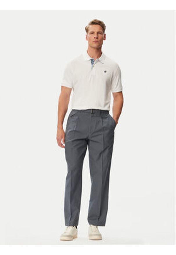Beverly Hills Polo Club Polo P-SS26M-P450106 Biały Regular Fit. Typ kołnierza: polo. Kolor: biały. Materiał: bawełna