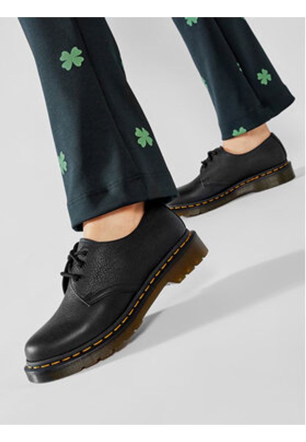 Dr. Martens Półbuty 1461 24256001 Czarny. Kolor: czarny. Materiał: skóra