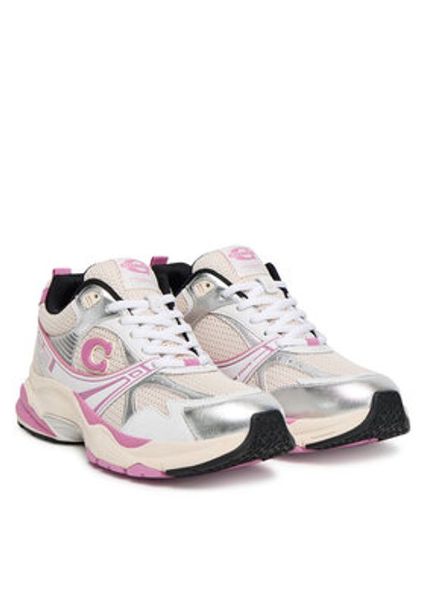 Coach Sneakersy Mesh CAQ29 Écru. Materiał: materiał