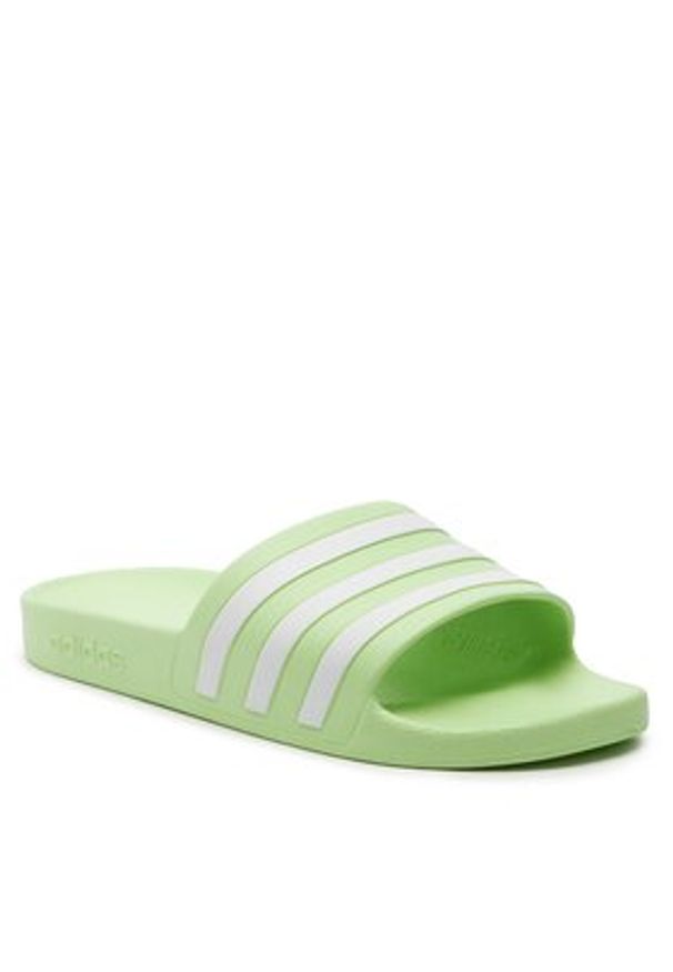 Adidas - adidas Klapki adilette Aqua Slides IF6046 Zielony. Kolor: zielony. Materiał: syntetyk