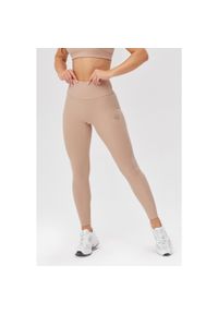 ROUGH RADICAL - Damskie legginsy sportowe fitness Rough Radical Wellness Long. Kolor: beżowy. Sport: fitness #1