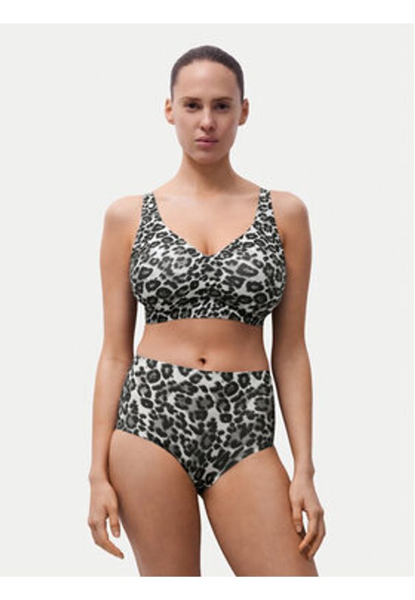 Chantelle Figi klasyczne z wysokim stanem Soft Stretch C11D70 Szary. Stan: podwyższony. Kolor: szary. Materiał: syntetyk