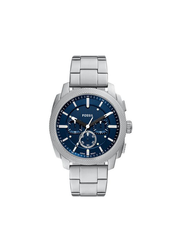 Fossil Zegarek Machine Chronograph FS6096 Srebrny. Kolor: srebrny
