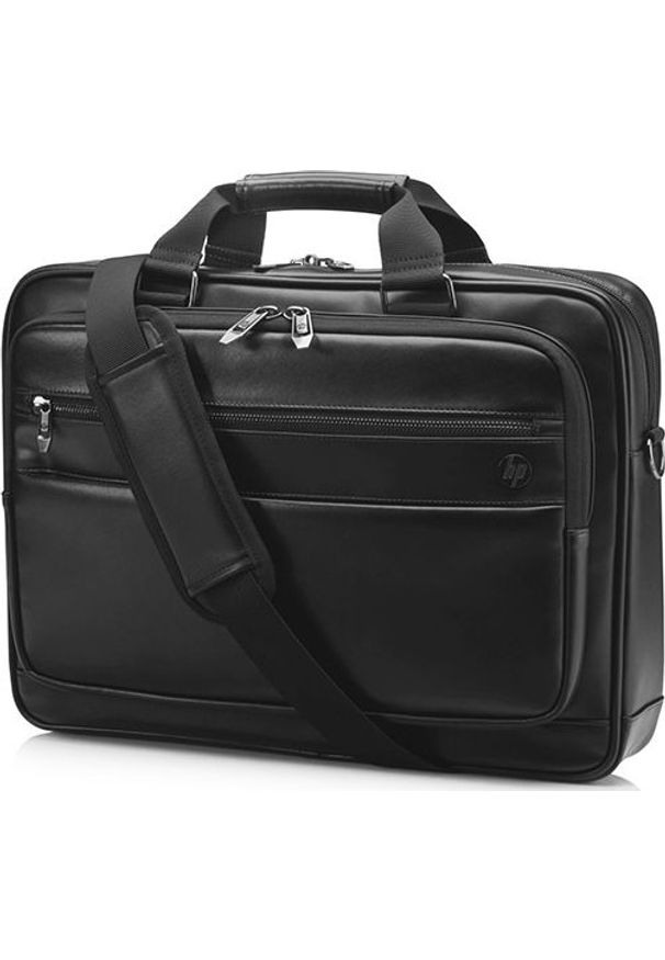 Torba HP Torba na notebook 15,6", Executive Leather, czarna, skóra syntetyczna, HP. Kolor: czarny. Materiał: skóra, syntetyk