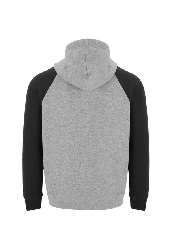 ROLY - Dwukolorowa Bluza Z Kapturem Badet Dla Dorosłych Unisex. Typ kołnierza: kaptur. Kolor: wielokolorowy, czarny, szary