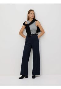 Reserved - Bawełniany top - jasnoszary. Kolor: szary. Materiał: bawełna