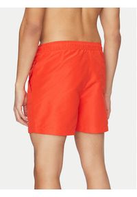 Calvin Klein Swimwear Szorty kąpielowe KM0KM01092 Czerwony Regular Fit. Kolor: czerwony. Materiał: syntetyk #4