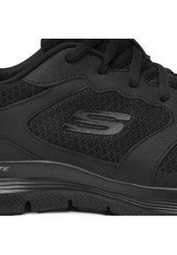 skechers - Skechers Sneakersy Flex Advantage 4.0 232225/BBK Czarny. Kolor: czarny. Materiał: materiał #6