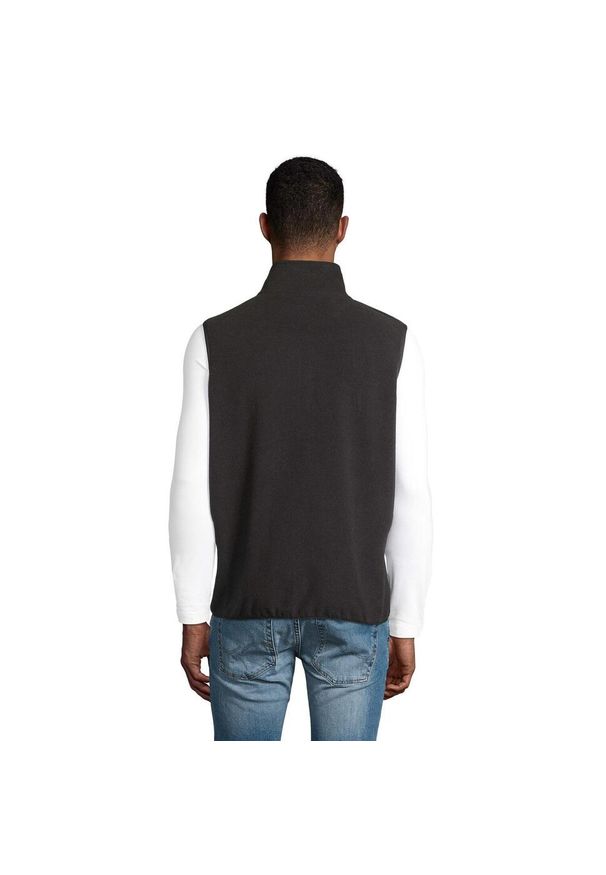 SOL'S - Ocieplacz Na Ciało Dla Dorosłych Unisex Factor Fleece Zapinany Na Zamek. Kolor: czarny
