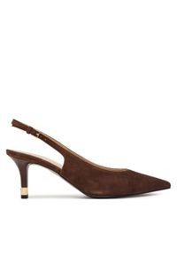 Furla Szpilki Aria Slingback YL591FA C10000 CN 2460S Brązowy. Kolor: brązowy. Materiał: skóra, zamsz. Obcas: na szpilce #1