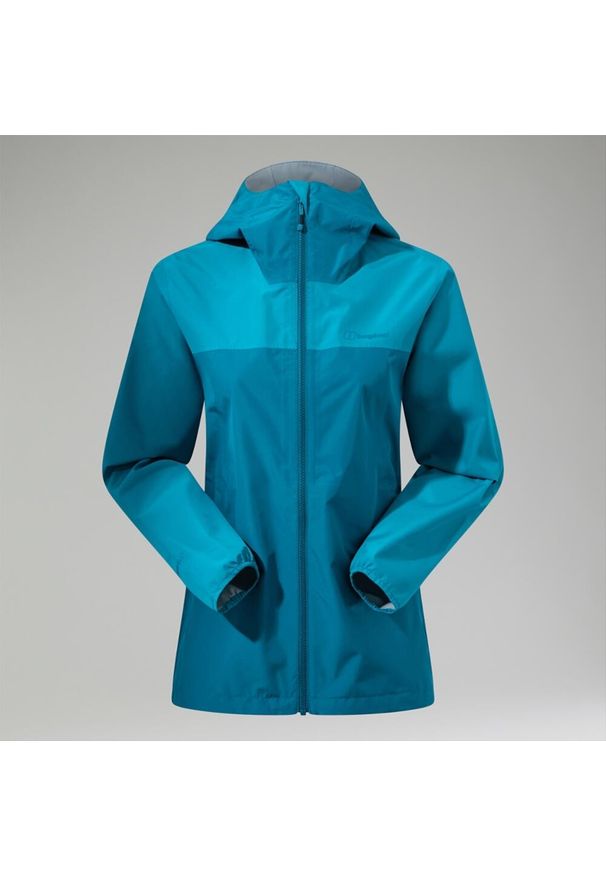 Kurtka przeciwdeszczowa damska Berghaus Deluge Pro 3.0. Kolor: niebieski. Sport: turystyka piesza