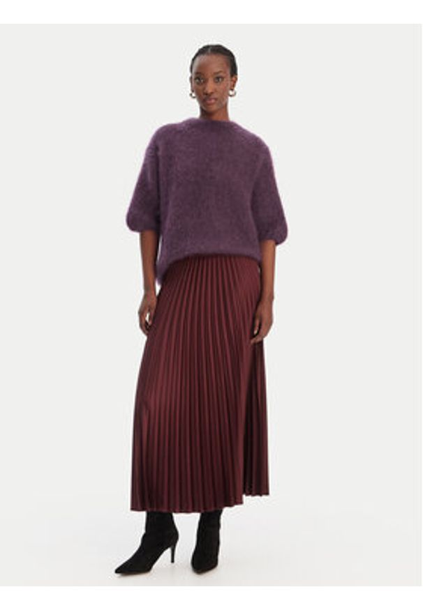 Dixie Sweter M277Y101A Fioletowy Relaxed Fit. Kolor: fioletowy. Materiał: syntetyk