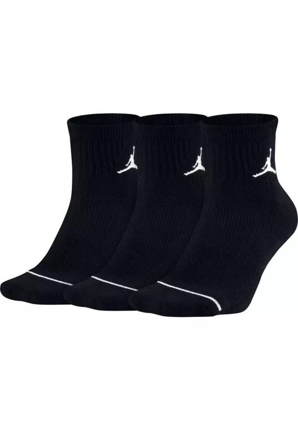 Nike - Skarpety nike air jordan jumpman qtr 3 pary. Kolor: wielokolorowy. Materiał: poliester, elastan, nylon. Sport: koszykówka