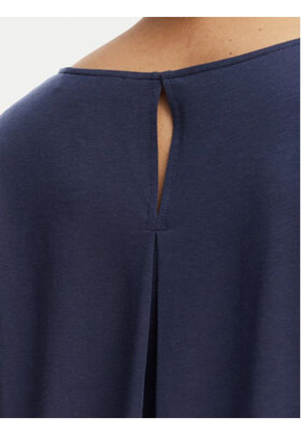 Weekend Max Mara Bluzka Fastoso 2615941032 Granatowy Relaxed Fit. Kolor: niebieski. Materiał: jedwab
