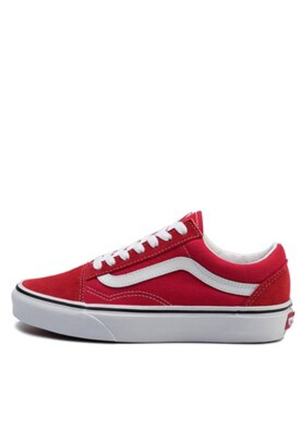 Vans Tenisówki Old Skool VN0A4BV5JV61 Czerwony. Kolor: czerwony. Materiał: zamsz, skóra