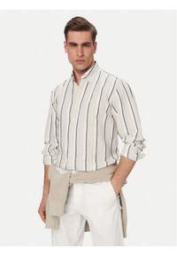 BOSS Koszula Ricoplus 50559324 Szary Regular Fit. Kolor: szary. Materiał: bawełna, len #1