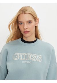 Guess Bluza V4BQ03 KCHX0 Niebieski Regular Fit. Kolor: niebieski. Materiał: syntetyk #5