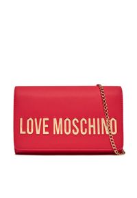 Love Moschino - LOVE MOSCHINO Torebka JC4103PP1IKD0500 Czerwony. Kolor: czerwony. Materiał: skórzane