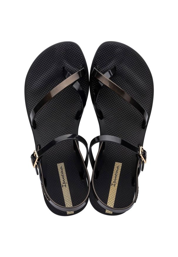 Buty do chodzenia damskie Ipanema Fashion Sand Viii Fem. Kolor: czarny. Materiał: materiał, syntetyk