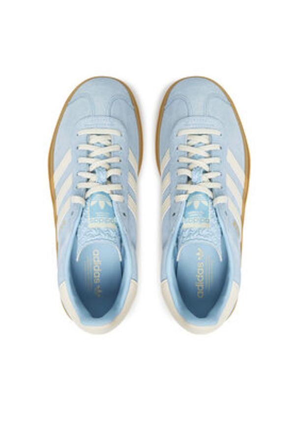 Adidas - adidas Sneakersy Gazelle Bold JQ7776 Niebieski. Kolor: niebieski. Materiał: zamsz, skóra. Model: Adidas Gazelle