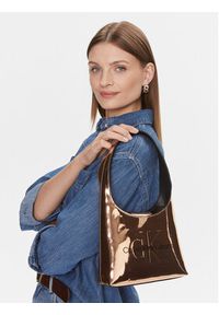 Calvin Klein Jeans Torebka Sculpted Arc Shoulderbag22 Monof K60K611861 Różowy. Kolor: różowy. Materiał: skórzane #5