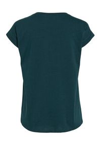 Vila T-Shirt Dreamers 14083083 Zielony Boxy Fit. Kolor: zielony. Materiał: bawełna, syntetyk