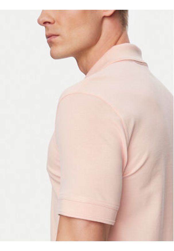 BOSS Polo Prime 50507813 Różowy jasny Regular Fit. Typ kołnierza: polo. Kolor: różowy. Materiał: bawełna